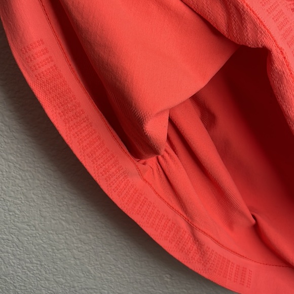 Athleta Fast Track Short Sleeve Tee | Color: Bright Coral - Picture 5 of 5